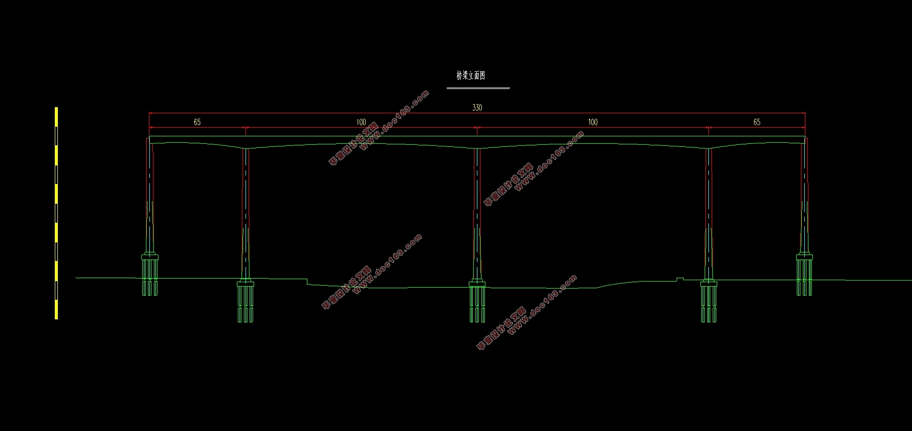 UHPC150mŽṹ(90m+150m+90m)(CADͼ)