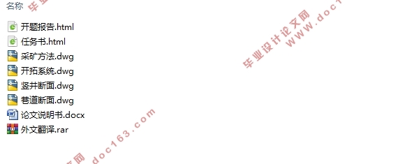 保康磷矿地下开采设计(含CAD图)