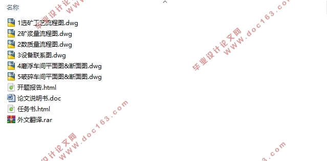 日处理500吨磷矿选矿厂工艺设计(含CAD图)