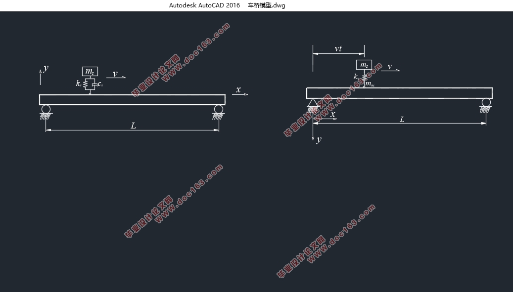 预应力作用对车桥耦合振动影响分析(含CAD图,ANSYS,MATLAB)