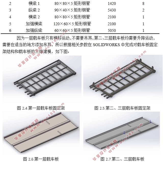 城市立体车库结构设计与轻量化优化(含CAD零件图装配图)