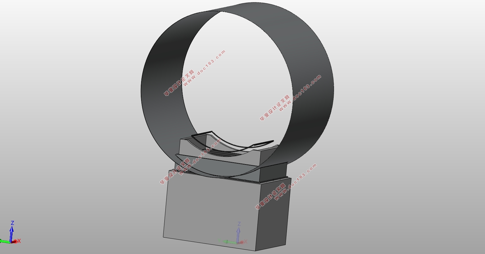磁悬浮轨道廊式接驳系统设计(含CAD图,SolidWorks三维图)