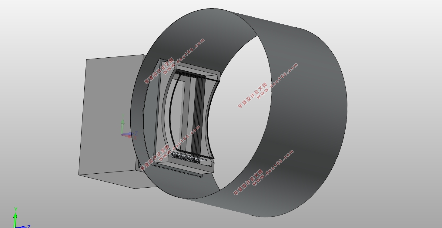 磁悬浮轨道廊式接驳系统设计(含CAD图,SolidWorks三维图)