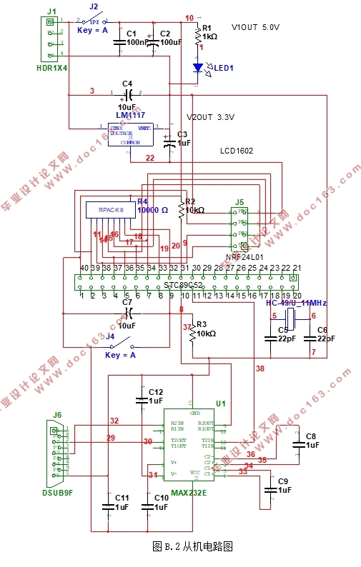 基于单片机的远程仓库温度监测系统设计(附电路原理图,元件清单)