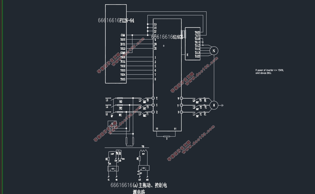 基于PLC脉冲计数的电梯控制系统设计(附CAD图)