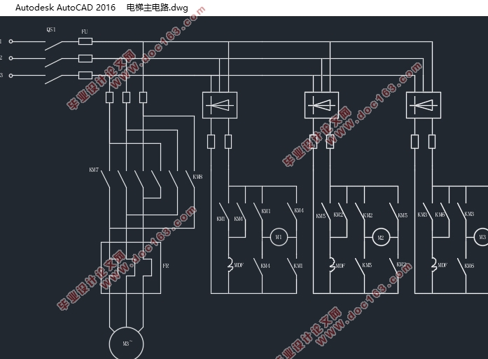 PC作为上位机的PLC控制系统设计(附CAD图)