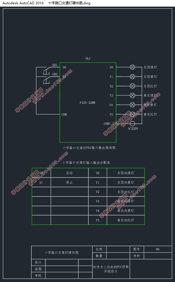 PC作为上位机的PLC控制系统设计(附CAD图)