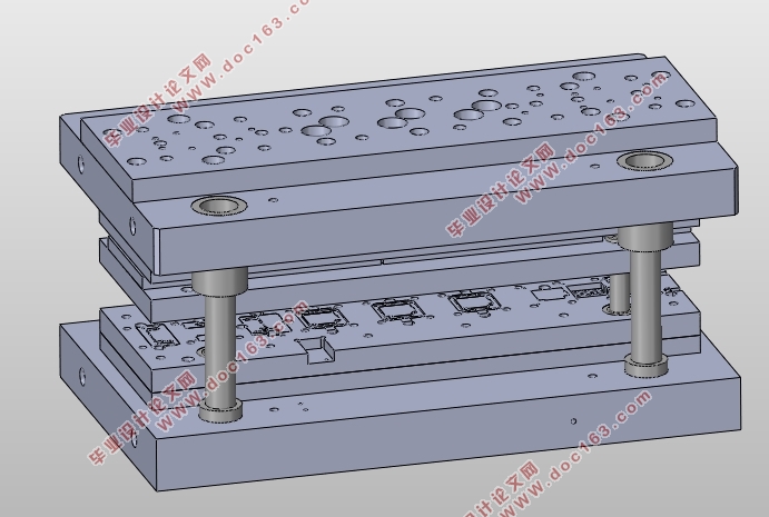 翻遍式手机屏蔽件的模具设计(含CAD图,SolidWorks三维图)