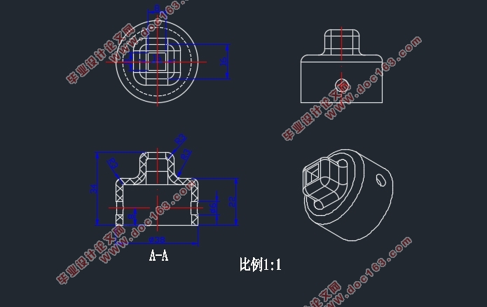 塑料盒盖模具设计与制造(含CAD零件图装配图)