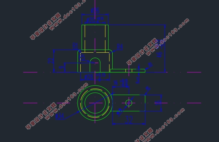 连接件塑料注塑模具设计及热分析(含CAD零件图装配图)