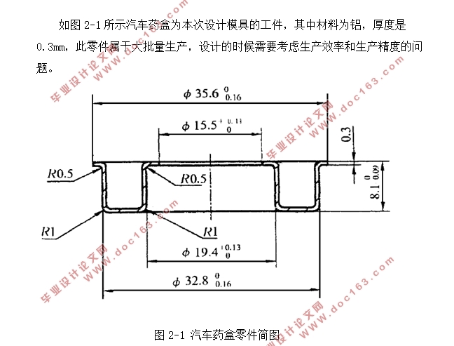 汽车药盒的冲压工艺与模具分析(含CAD零件图装配图)