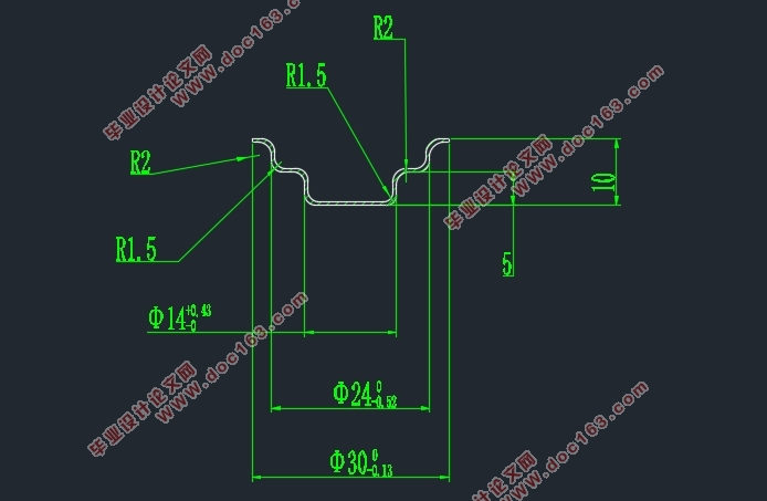 厚0.5mm10钢阶梯圆筒的冲压模具设计(含CAD零件图装配图)