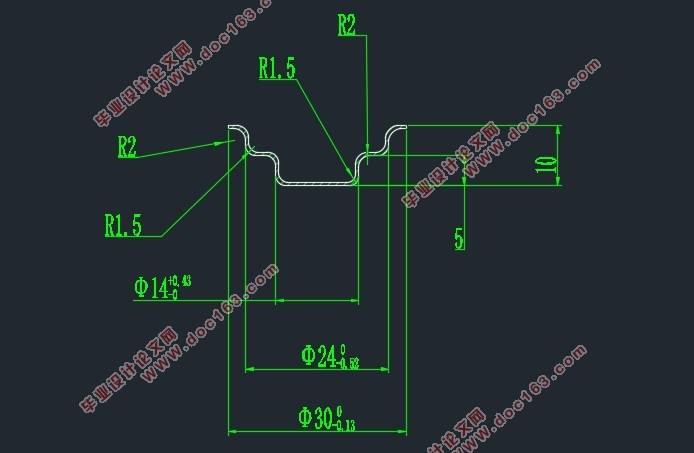 0.5mm10ֽԲͲĳѹģ(CADͼװͼ)