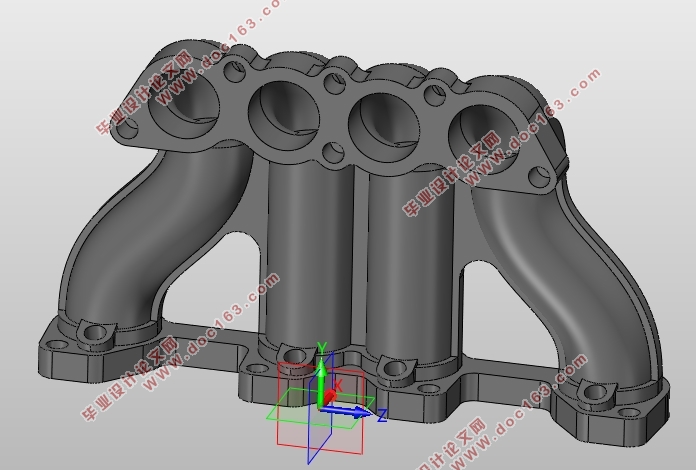 汽车进气歧管下壳模具结构设计及其成型过程CAE分析(含CAD图,SolidWorks三维图)