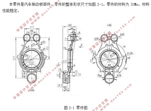 制动板的锻压工艺与模具设计(含CAD零件图装配图)