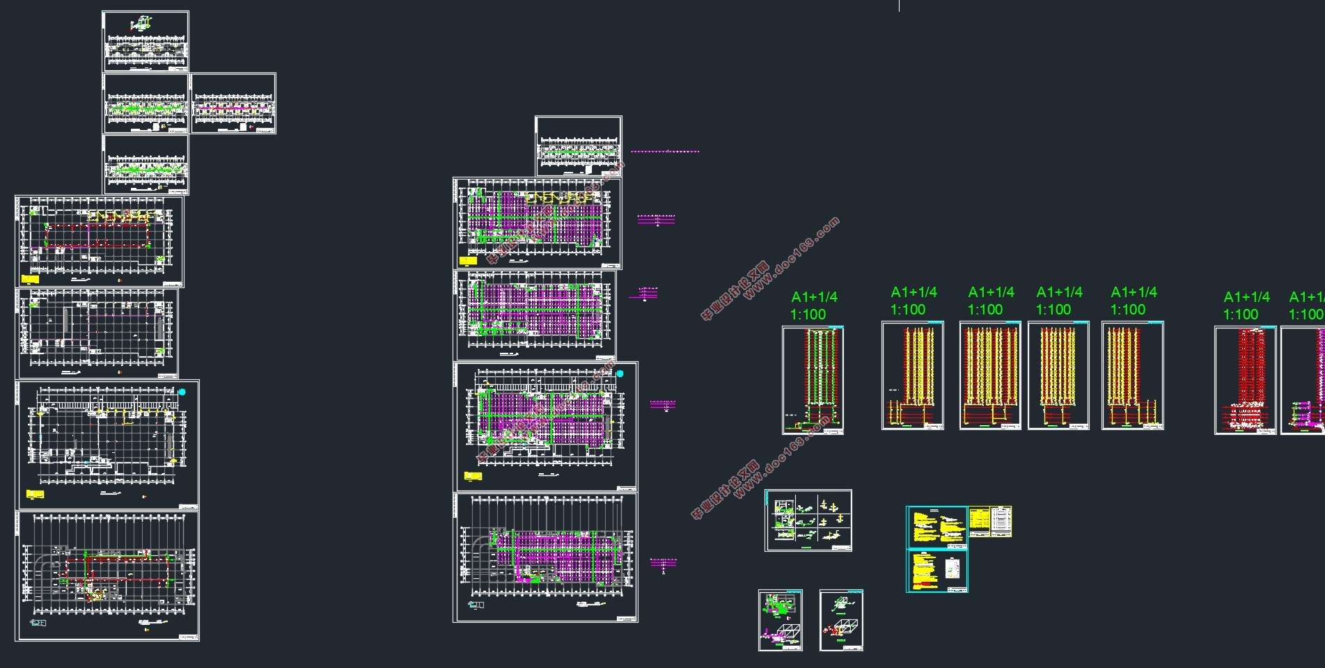 ��ʮ��������������ס¥��������ˮ�������(��CADʩ��ͼ)