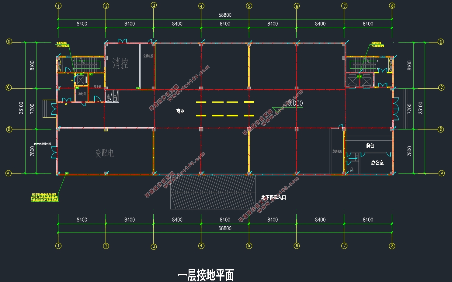 江宁酒店式公寓(二类高层建筑)电气设计(附CAD电气图)
