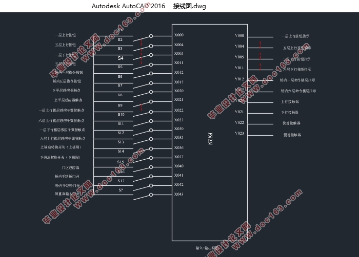 32层VVVF乘客电梯控制系统设计(附CAD接线图,PLC电气原理图)