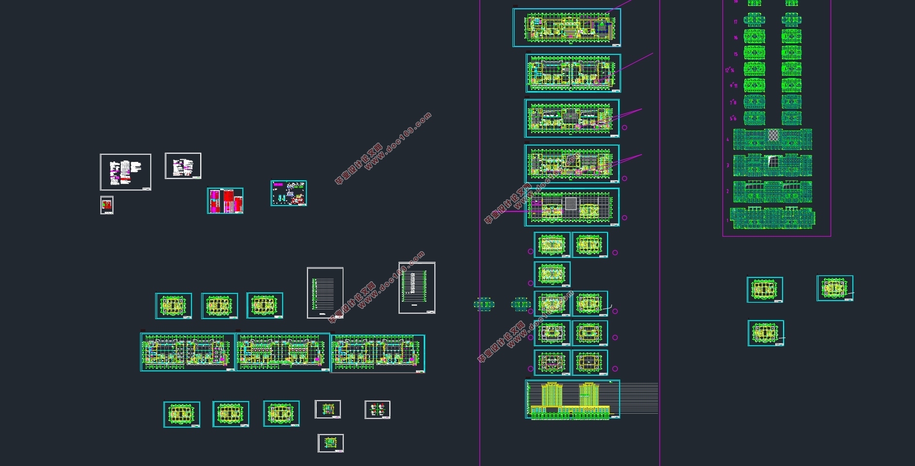 �Ͼ�ĳ�Ƶ���칫¥�յ�ϵͳ���(��CADͼ)