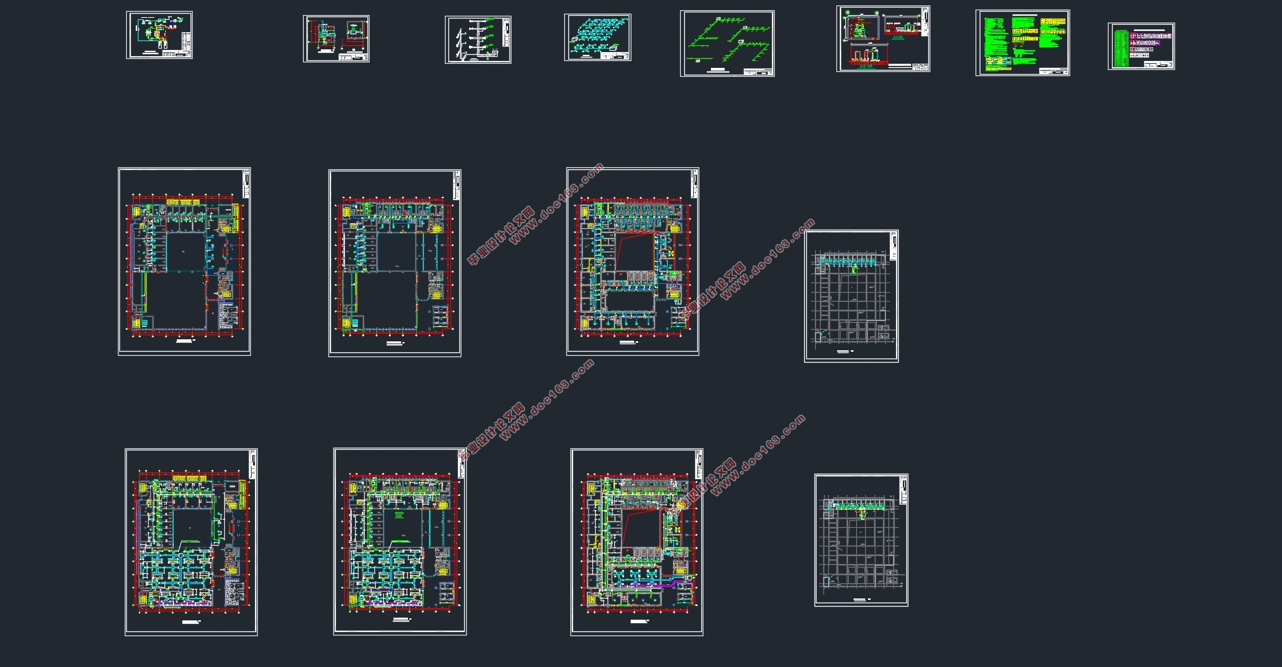 �Ĳ�10000ƽ������ĳ�Ƶ�ͨ��յ��������(��CADͼ)