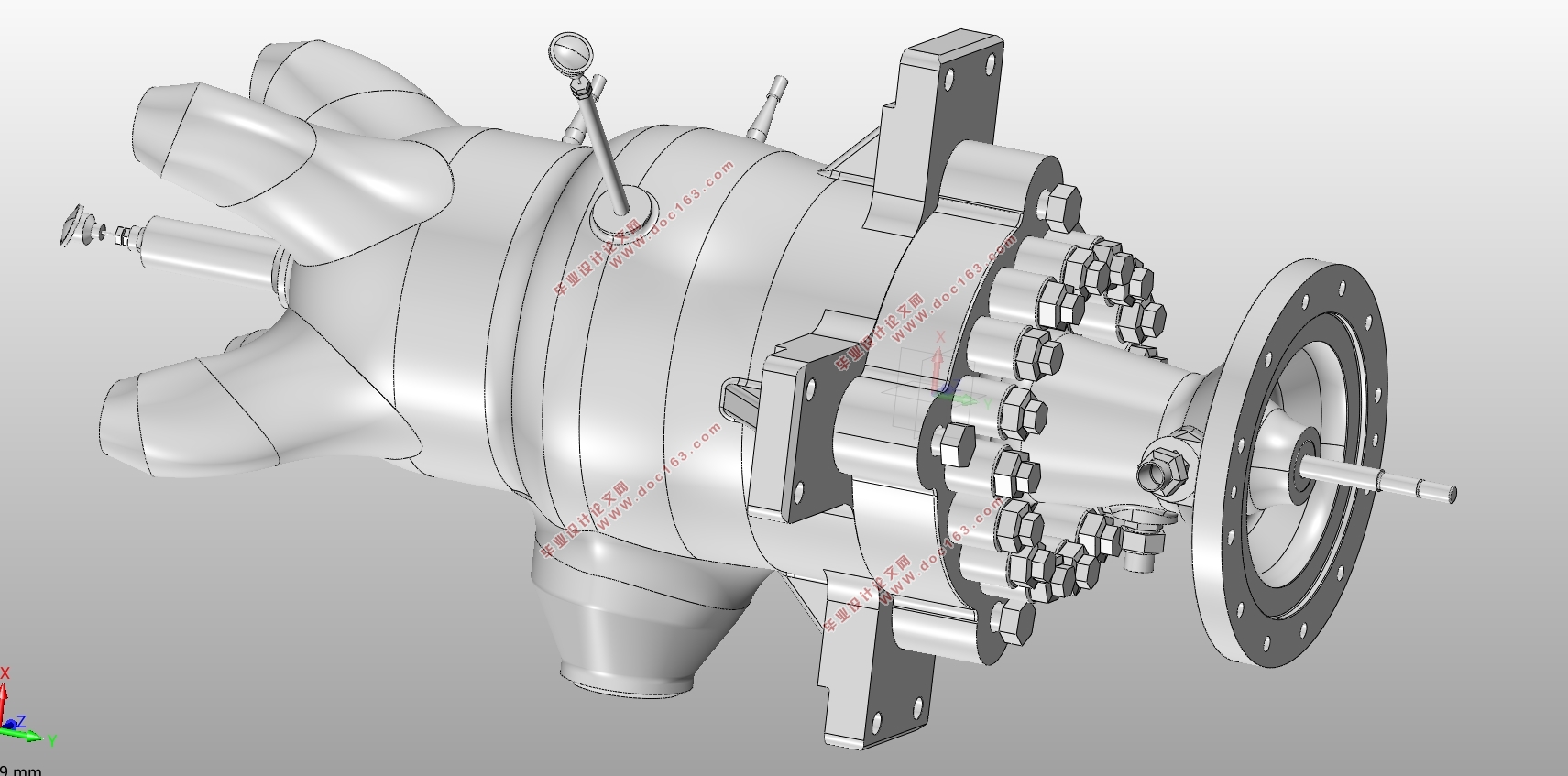 抽汽凝汽式汽轮机主汽阀结构及加工工艺设计(含CAD图,SolidWorks三维图)