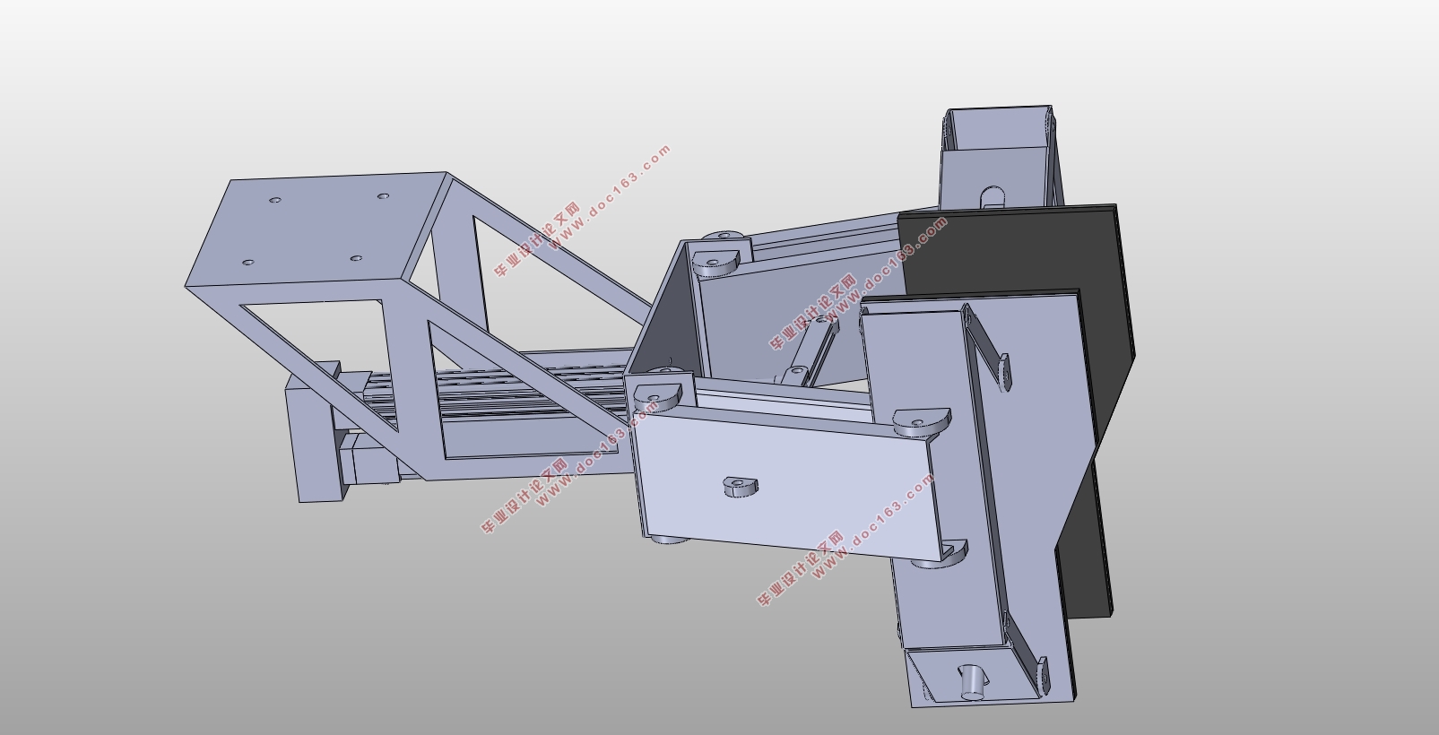 圆塔式智能立体单车库结构设计(含CAD图,SolidWorks三维图)