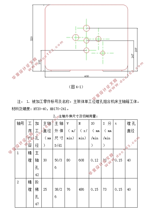 主架体单工位镗孔组合机床主轴箱设计(含CAD零件图装配图)