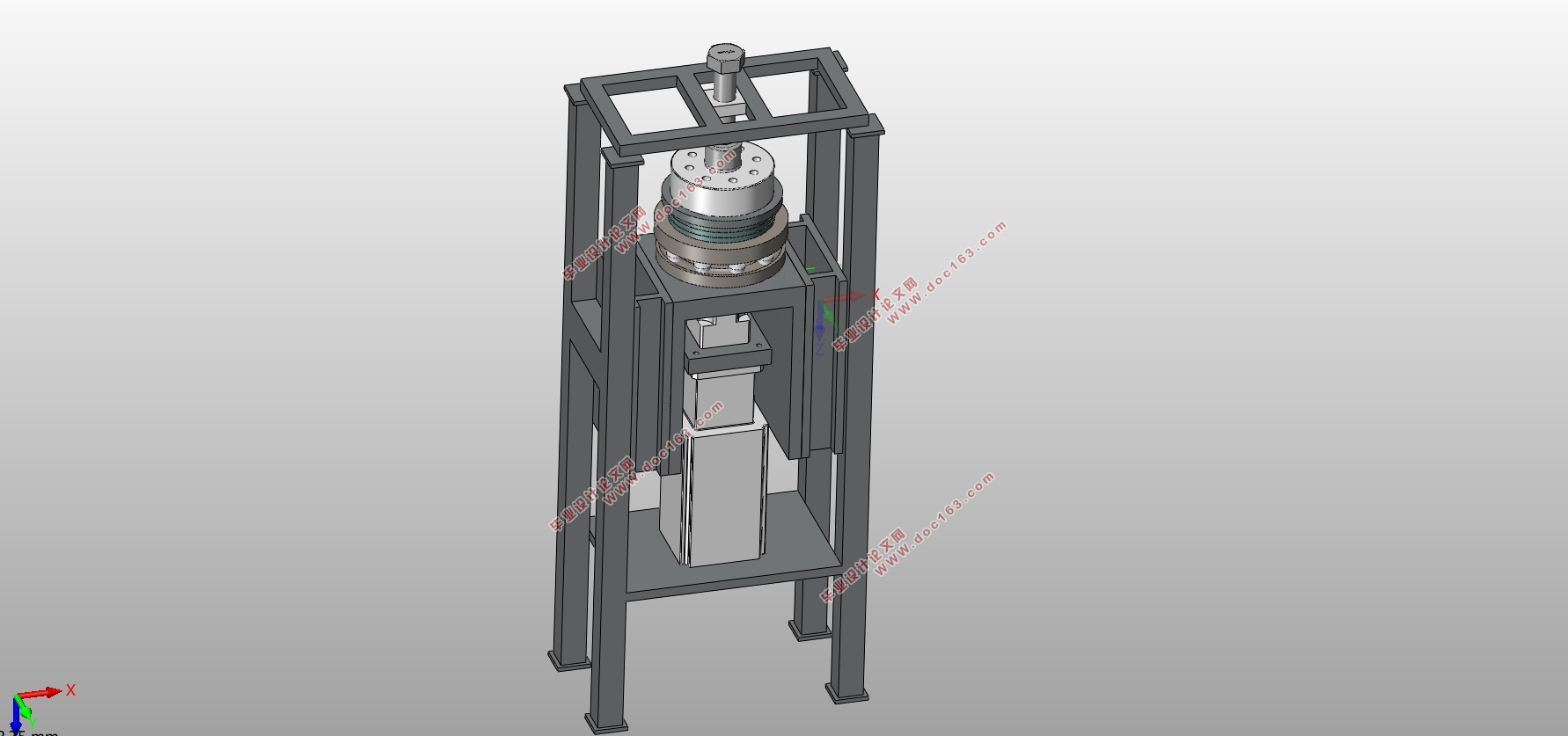 钢球疲劳试验机—机械系统设计(含CAD图,SolidWorks三维图)