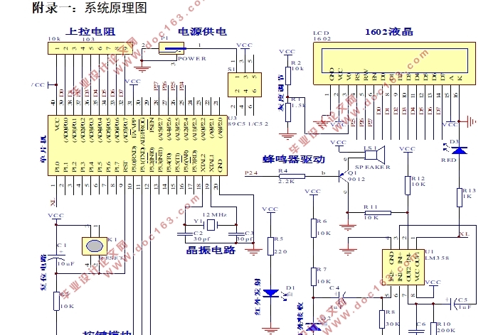 数字式人体脉搏仪的设计(附系统原理图,PCB图,代码清单)