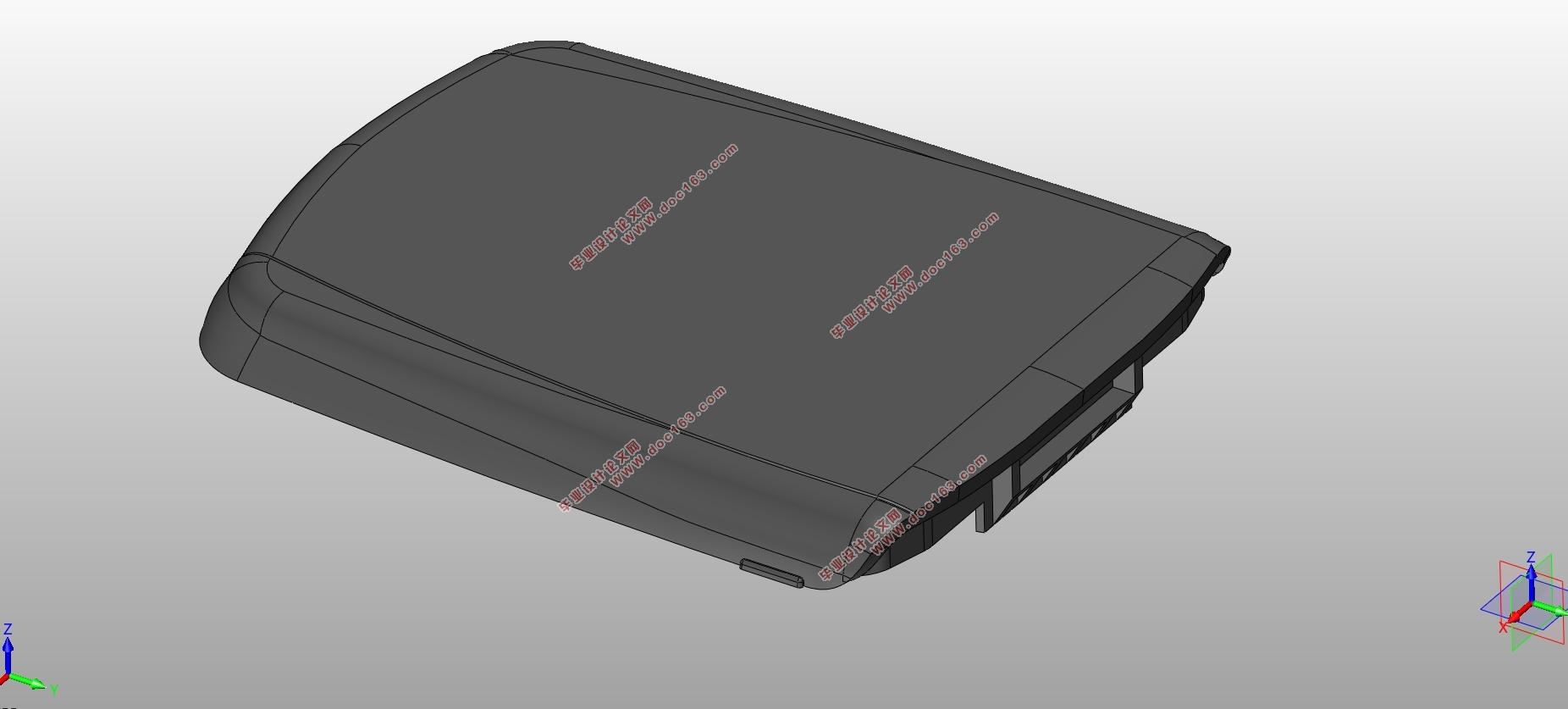基于NX的手机盖板零件侧抽芯模具设计(含CAD零件图装配图,UG三维图)