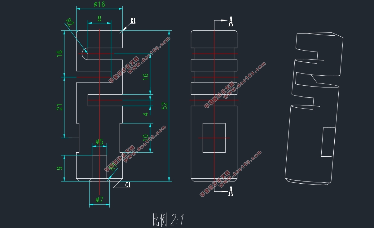 628184-4支架注塑模具设计(含CAD零件图装配图)