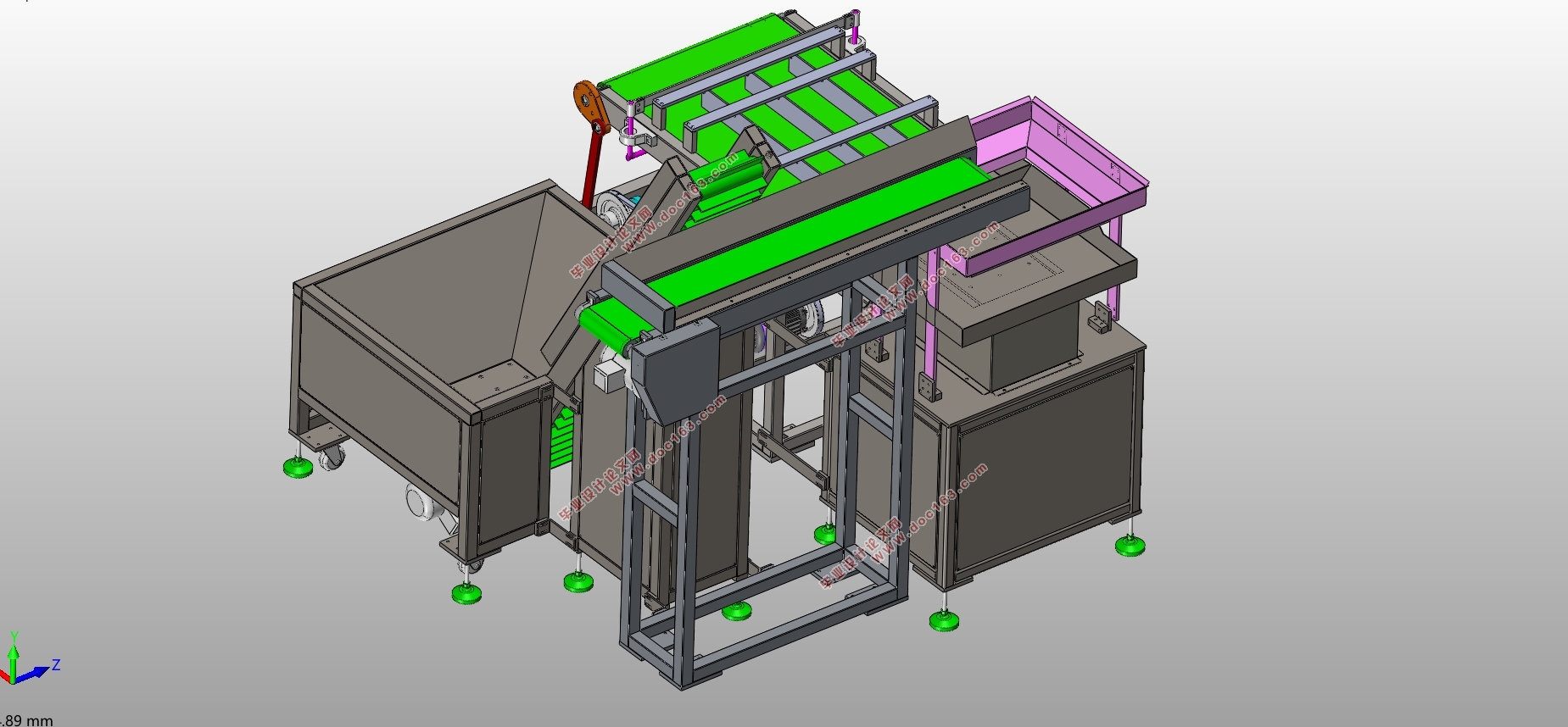 全自动萝卜切片机设计(食品机械)(含SolidWorks三维图)
