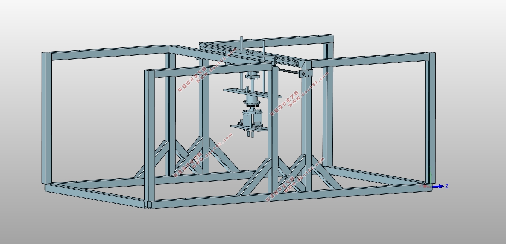 铝棒自动卸料装置的设计(含CAD零件图装配图,SolidWorks三维图)