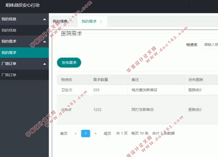 姐妹战役安心行动(抗疫)管理系统的设计(SSM,MySQL)(含录像)
