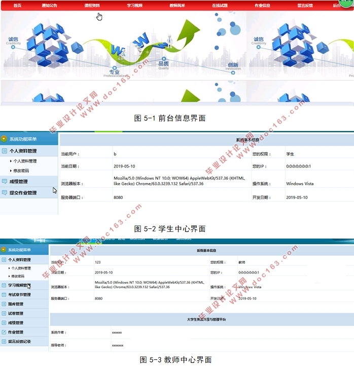 大学学习资源共享平台设计与实现(前台+后台)(Javaweb,MySQL)(含录像)