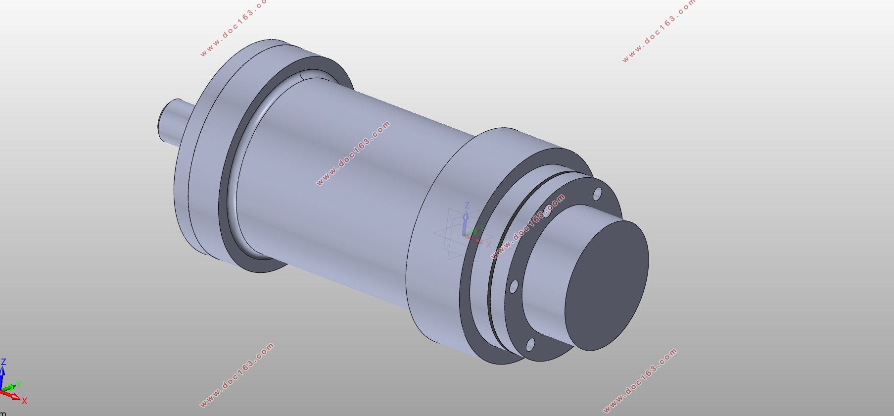 螺旋摆动液压缸的建模与仿真分析(含CAD图,SolidWorks三维图)