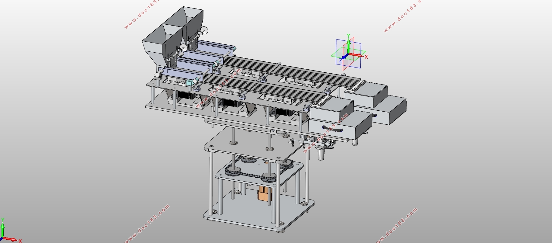 光电数粒机的设计与研究(含CAD图,SolidWorks三维图)