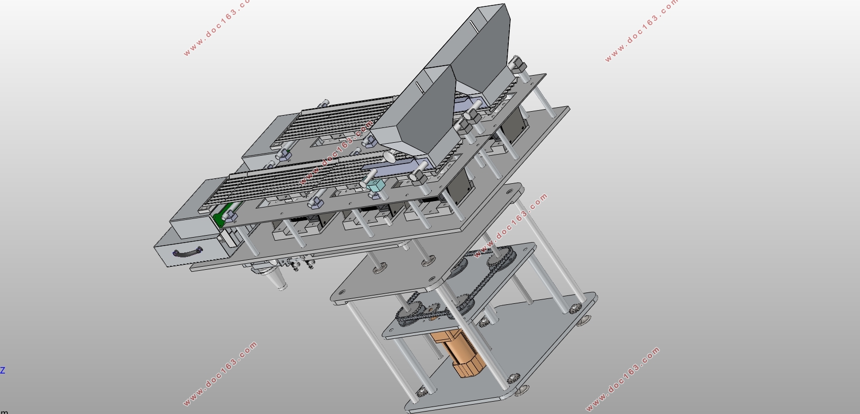 光电数粒机的设计与研究(含CAD图,SolidWorks三维图)
