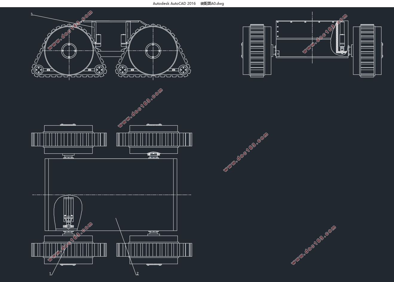 智能消毒机器人的移动结构设计(含CAD零件图装配图,SolidWorks三维图)