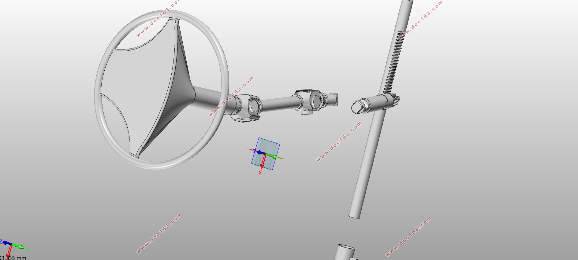 爱丽舍7164型轿车转向系(液压助力)设计(含CAD图,CAXA图,SolidWorks三维图)
