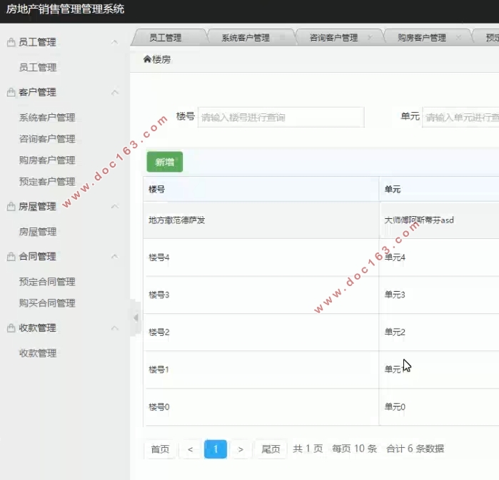 房地产销售管理系统的设计与实现(SSM,MySQL)