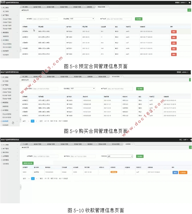 房地产销售管理系统的设计与实现(SSM,MySQL)