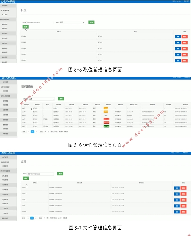 办公OA系统的设计与实现(Springboot,MySQL)