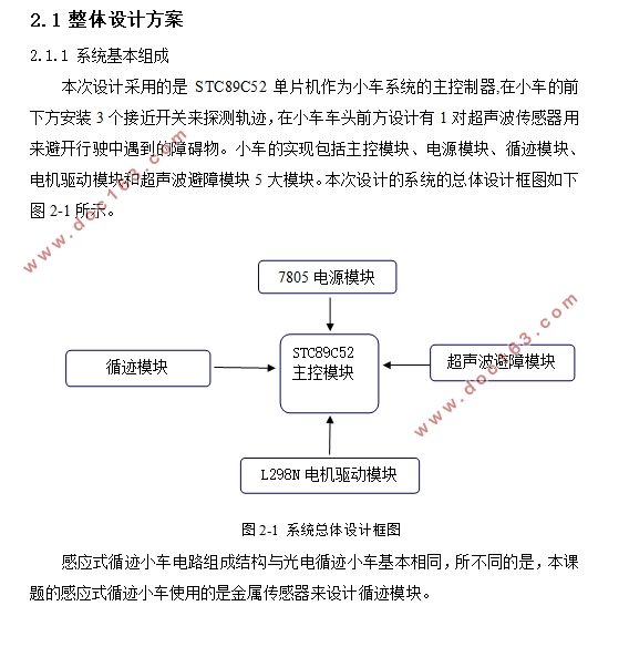 基于单片机的模块化循迹小车的设计