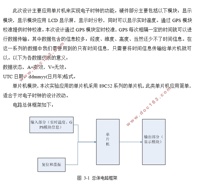 单片机控制的自动校准多功能电子钟的设计