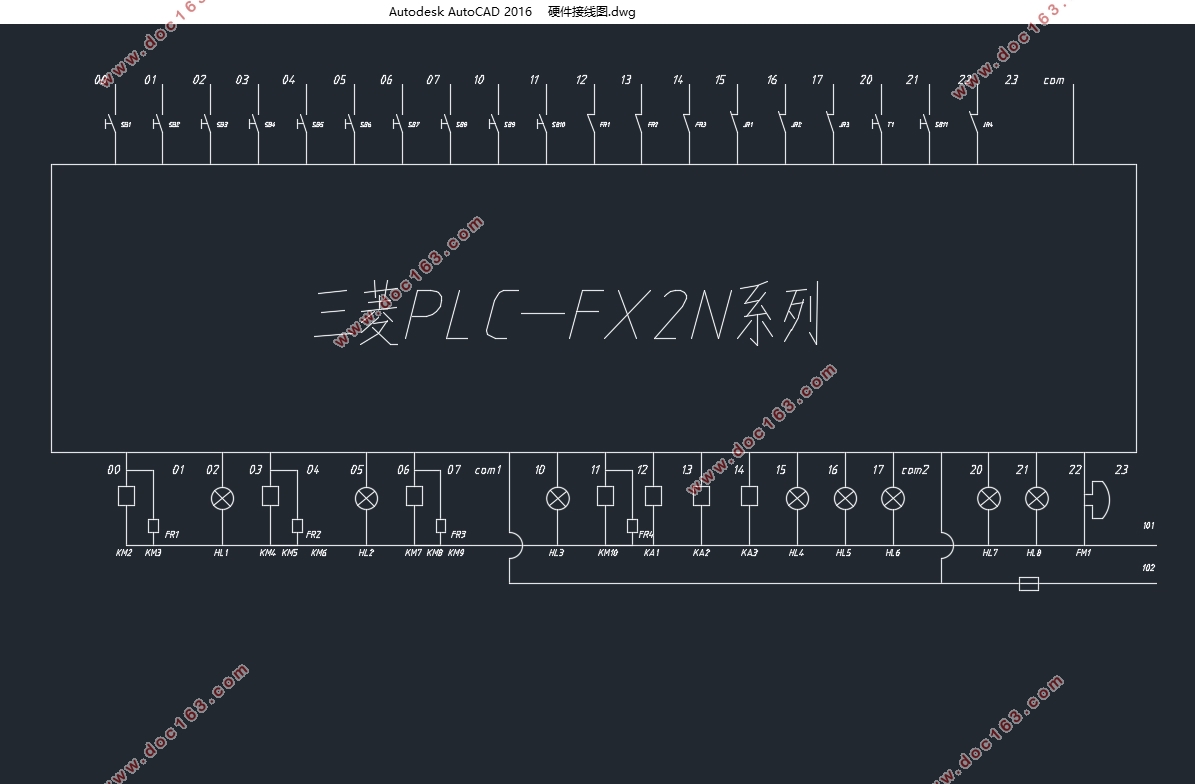 1TҺϵͳĿ(PLC)(CADͼ)