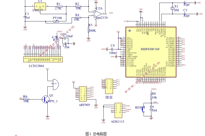PT100铂电阻智能测温系统的设计