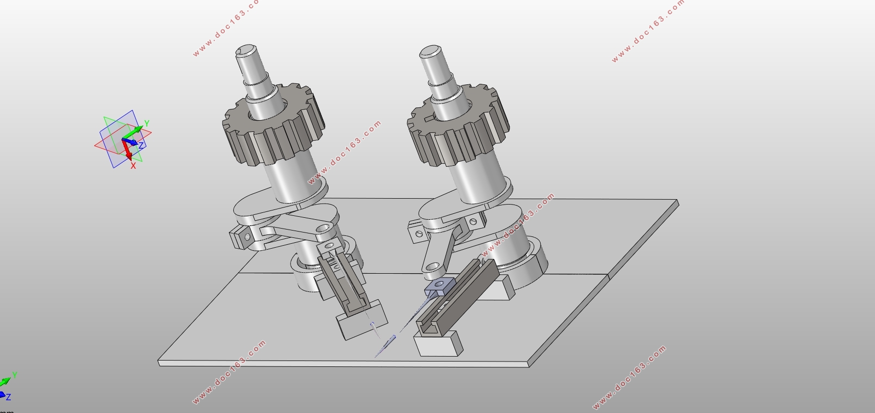 基于机器人的碳纤维三维针织机械手设计(含SolidWorks三维图)