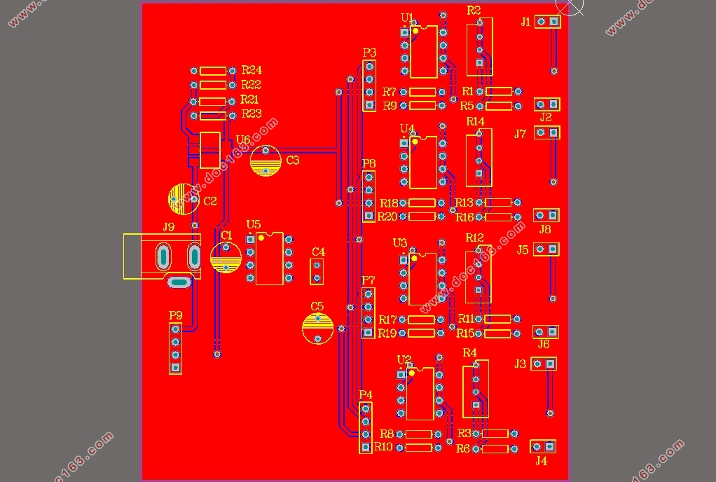基于STM32的多路电压采集系统的设计(含电路图原理图,PCB图,程序