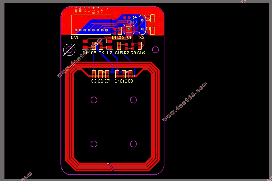 基于STM32的RFID读写设计(含电路图原理图,PCB图,程序)